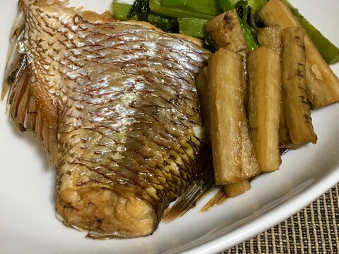 ゴハンがススム！鯛のあら炊き